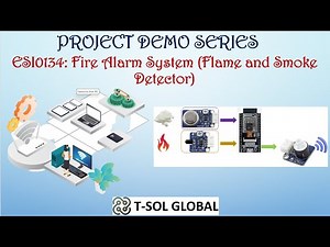 Fire Alarm System (Flame and Smoke Detector)