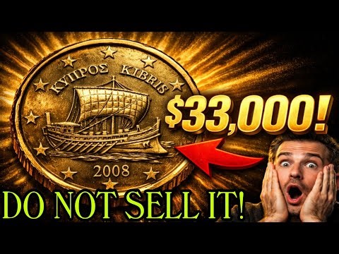 20 Cent Euro Coin Cyprus 2008 Value? Rare Kibris Euro Coin Worth Thousands!