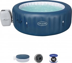 Lay-Z Spa Milan AirJet Plus WiFi Whirlpool 196x71 cm – Opblaasbare Jacuzzi met 140... | bol