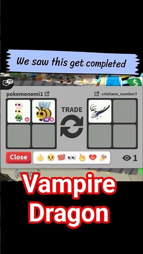 Trading Vampire Dragon - What Is It Worth in April 2026? #adoptme