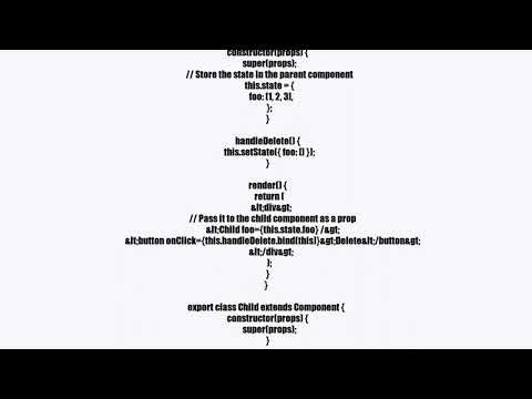 I am using class components in Reactjs. I want to set the state of child component through a functio