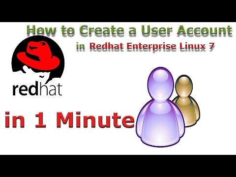 How to add or create a user account in redhat 7 - Red Hat Topic 008
