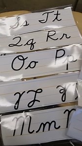 Cursive Alphabet Posters: Classroom Display (digital Download, 11x17 Print Size) - Etsy Canada