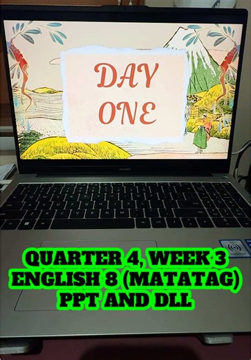 Quarter 4 Week 3 - English 8 (Matatag) Resources