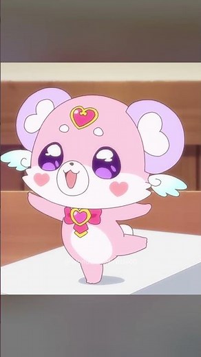 Pochitan pose and Kurea Howa first meet #precure #anime #shorts