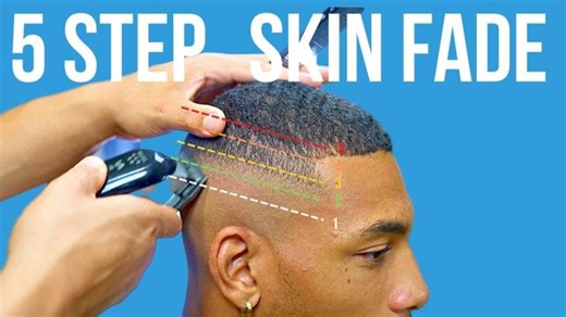 2K views · 25 reactions | 5 STEP SKIN FADE! This is a step by step haircut tutorial that's easy to follow for beginner barbers. This is a step by step skin fade haircut tutorial. If you're having trouble fading, achieving straight lineups/edgeups, or want to learn to cut different hairstyles this is the perfect barber tutorial channel for you. | The Barber Style Directory | Facebook