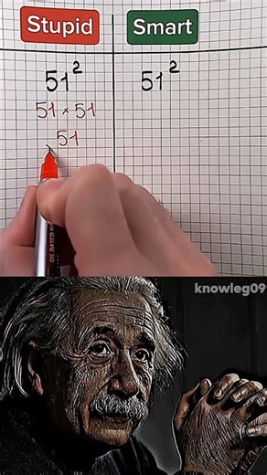 math question solve stupid vs smart...!