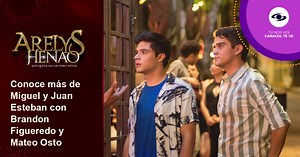Brandon Figueredo y Mateo Osto dan a conocer más sobre sus personajes de Miguel y Juan Esteban