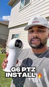 G6 PTZ Ceiling Mount Installation 🔥#ubiquiti #unifi #g6 #g6ptz #ptzcamera #camerainstall