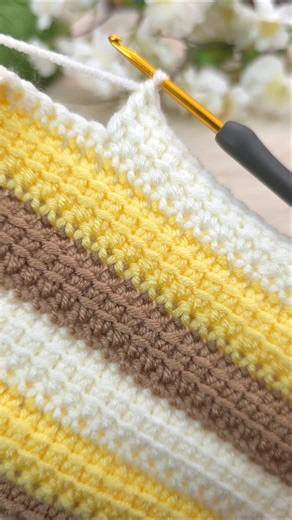 Super easy ** very easy crochet baby blanket model #crochet #knitting #tunisian