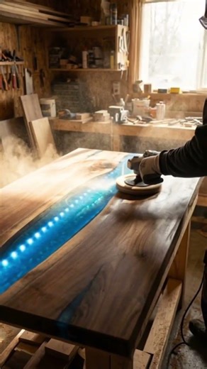 Crystal textures table create strong visual interest. #tabla