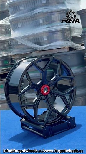 Single-hole center lock cover forged wheel #chrome #detailing