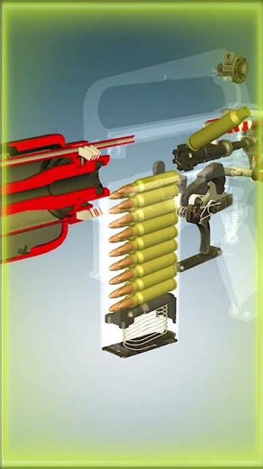 Amazing 3D View of AK-74U Firing Mechanism!#gaming