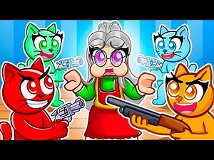 Techy Plays Cat Vs Grandma With MY CRAZY FAN GIRLS...