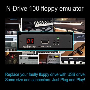 N-Drive 100 emulator for Yamaha PSR | USB floppy emulator Nalbantov