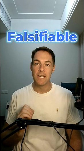 What “Falsifiable” Really Means in Psychology #psychology #scientificmethod #shorts