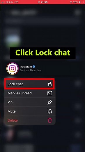 How To Lock And Hide Instagram Chats | New Update