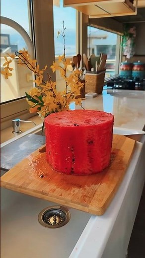 Watermelon 🍉 cake ice cream #shorts