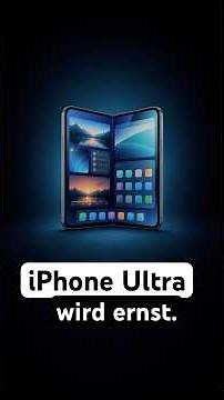 iPhone Ultra wird ernst: Apples Foldable nimmt Form an
