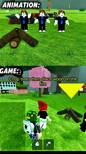 99 NIGHT: Game vs Real Animation! 🥸￼ #roblox #shorts #stealabrainrot #trending #viral