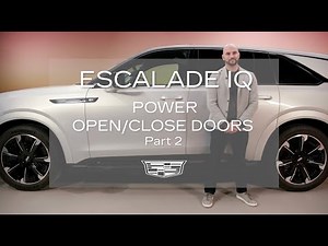 ESCALADE IQ Power Open/Close Doors | Cadillac