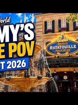 Remy’s Ratatouille Adventure Full Ride - Disney World - EPCOT
