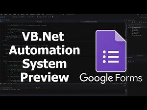VB.Net User Interface with Google Form - Automating an UI with Google Form Application Preview