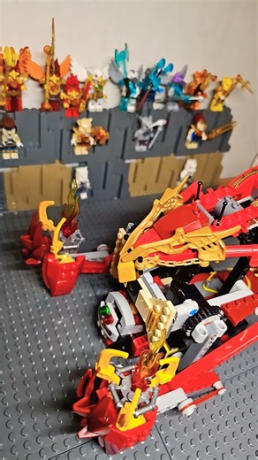 Lego Chima Flying Phoenix Fire Temple 70146 finished bag 7 #lego