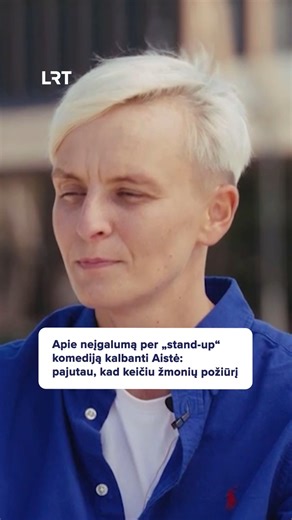 Aistė apie „stand-up“ komedijos galią: pajutau, kad galiu pakeisti požiūrį į negalią turinčius žmones. Laidą „Šviesos spinduliai“ žiūrėkite šeštadieniais 09.30 val. per LRT PLIUS. Visą laidą rasite LRT mediatekoje. #LRT #Šviesosspinduliai | LRT