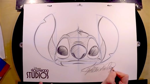 Family Challenge: We Are Learning to Draw Disney's Stitch Character