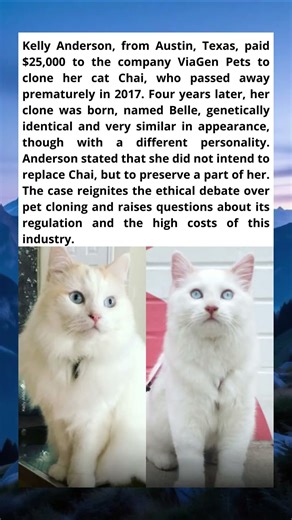 Woman Clones Her Beloved Cat for $25,000