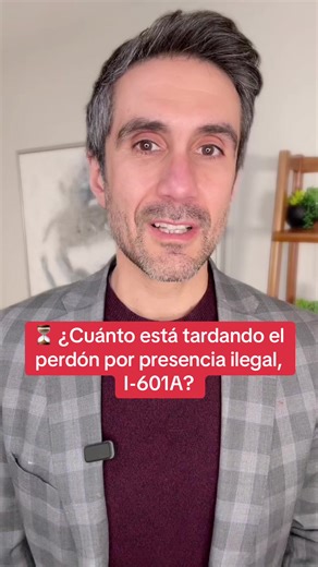 ⏳ ¿Cuánto está tardando el perdón I-601A? 👉 28.5 meses 😳 Casi 2 años y medio de espera. Por eso, hacerlo bien desde el inicio es clave. 📞 Contáctanos a nuestros números NYC ➡️ 332-330-9442 HOUSTON ➡️ 713-839-0639 WhatsApp 📲 332-330-9433 #I601A #PerdónProvisional #InmigraciónUSA #USCIS #AbogadoDeInmigración