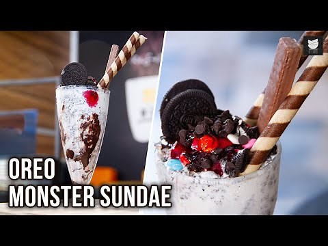 Summer Special - Oreo Monster Sundae | Easy and Quick Dessert Recipe | Dessert Recipes With Oreo