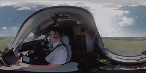 Landings like these deserve a round of applause! 👏 Experience the smooth landing of Airbus A220-300 aircraft in 360° action performed by our skilful pilots Jānis and Gerhard. | airBaltic