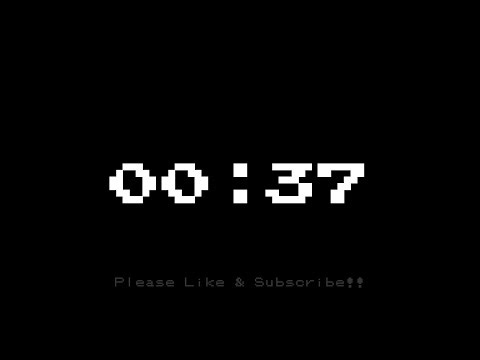 37 SECOND - TIMER & ALARM - FULL HD - COUNTDOWN