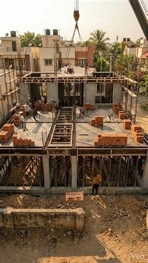 From Empty Land to Modern House | Realistic Construction Progress