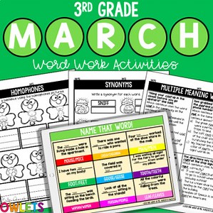 March-Themed ELA Activities