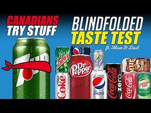 Blindfolded Soda/Pop Taste Test - Mom VS Dad!