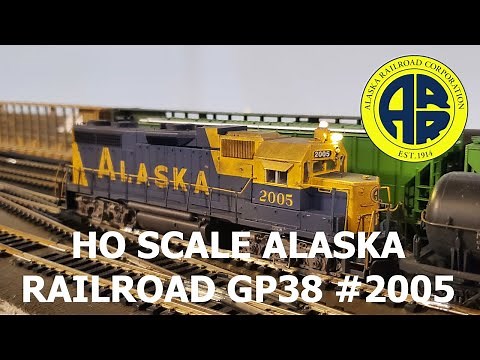 HO Scale Alaska Railroad #2005 Atlas Master GP38 Project Walkthrough and Prototype Discussion