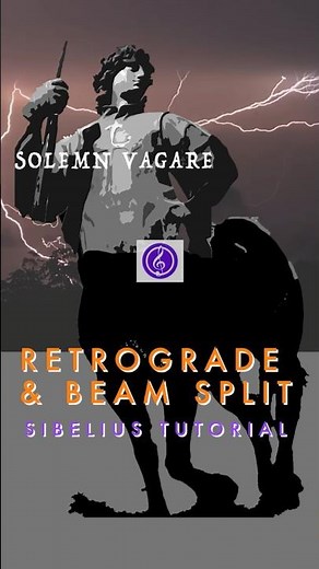 Sibelius Tutorial: TIP 10 - Retrograde & Beam Split
