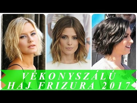 Új frizura vékonyszálú kevés hajból 2017