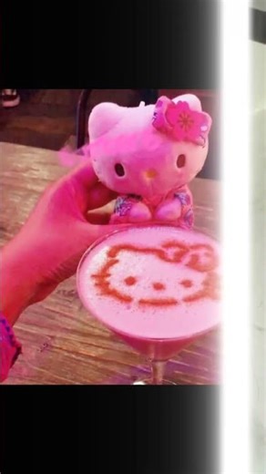 ✨🎀Cute Hello Kitty drinks ideas🍡🎀 #sanrio