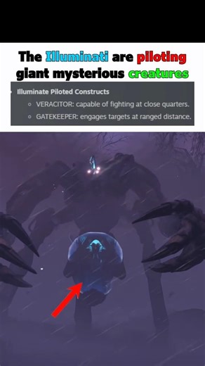 The Illuminati are piloting giant mysterious creatures - Helldivers 2