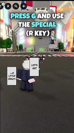 HOW TO USE GOJO's 0.2 SECOND DOMAIN #jujutsushenanigans #jjs #gojo #jjk #jujutsukaisen #anime #fyp