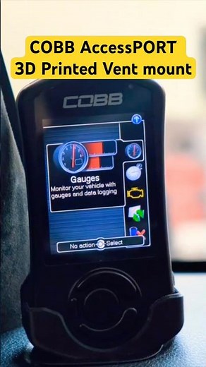 Cobb AccessPORT 3D printed Vent mount must have! #subaru #wrx #cobb #tuning #sti #cobbaccessport #3d