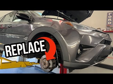 How To Replace 2013-2018 Toyota Rav4 Front Brake Rotors And Pads