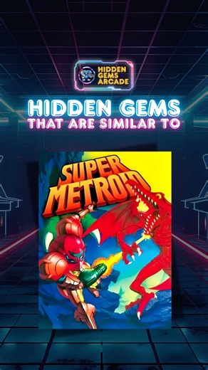 Hidden Gems That Are Similar To SUPER METROID #shorts #supermetroid #gaming #hiddengems #whattoplay