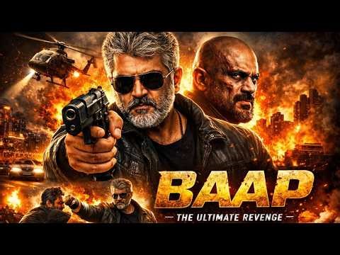 Baap (2026) Full Movie Hindi Dubbed | Ajith Kumar New South Indian Action Thriller Movie 2026 |4K HD