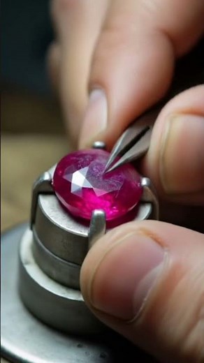 Ruby cutting gemstone cutting gem cutting process how to