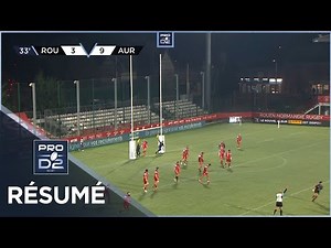 PRO D2 - Résumé Rouen Normandie Rugby-Stade Aurillacois: 6-26 - J15 - Saison 2022/2023